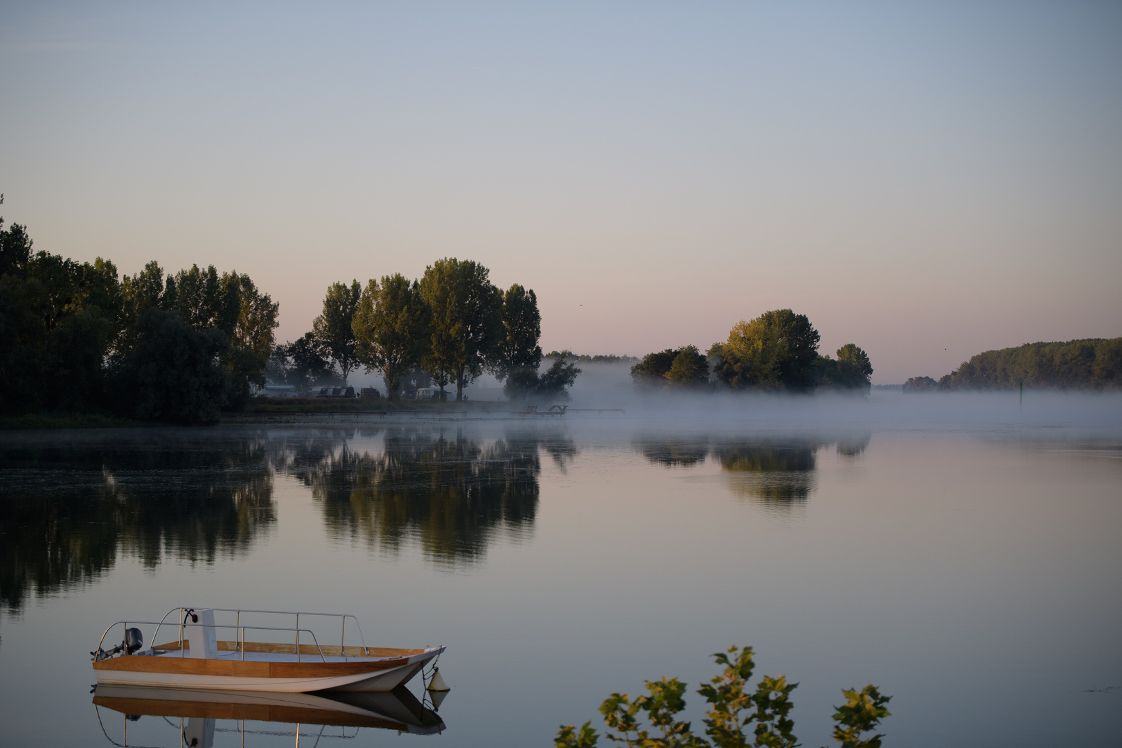 Fluß am Morgen 