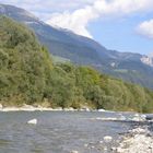 fluss bei kötschach/österreich