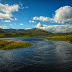 Fluss durch das Hochlandmoor