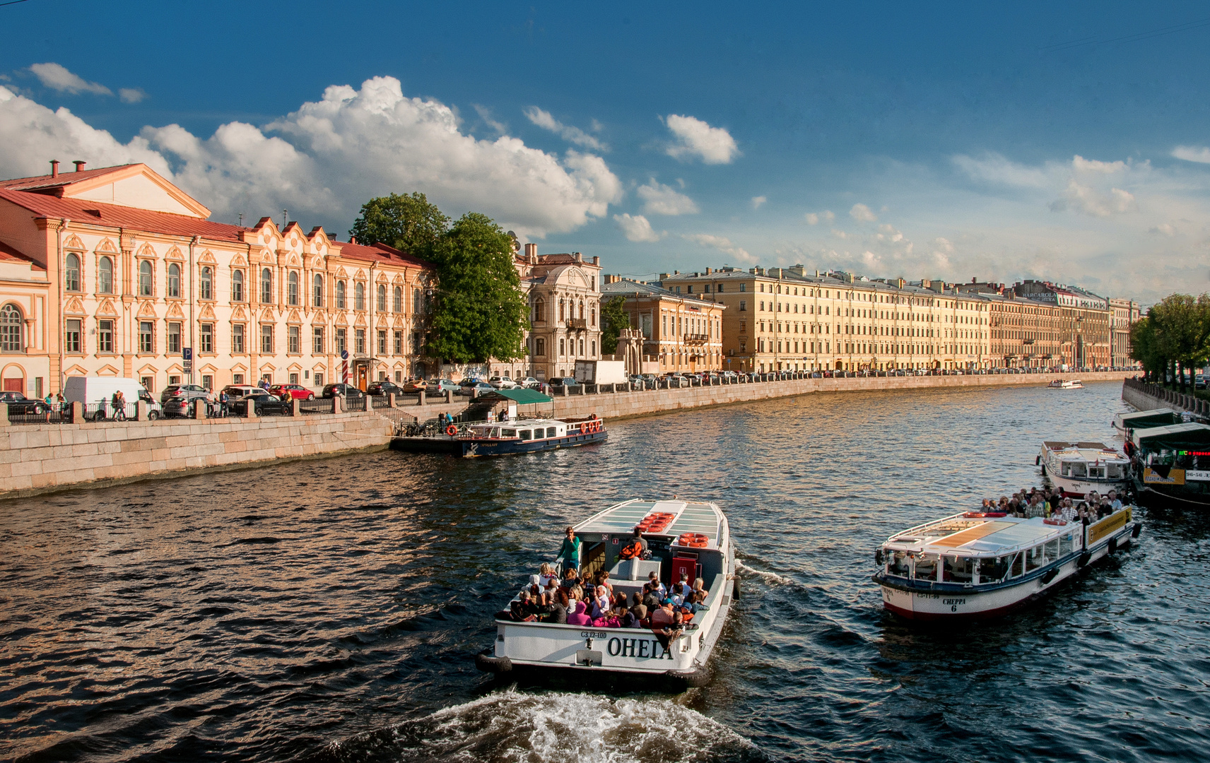 Fluss Fontanka in St.Petersburg