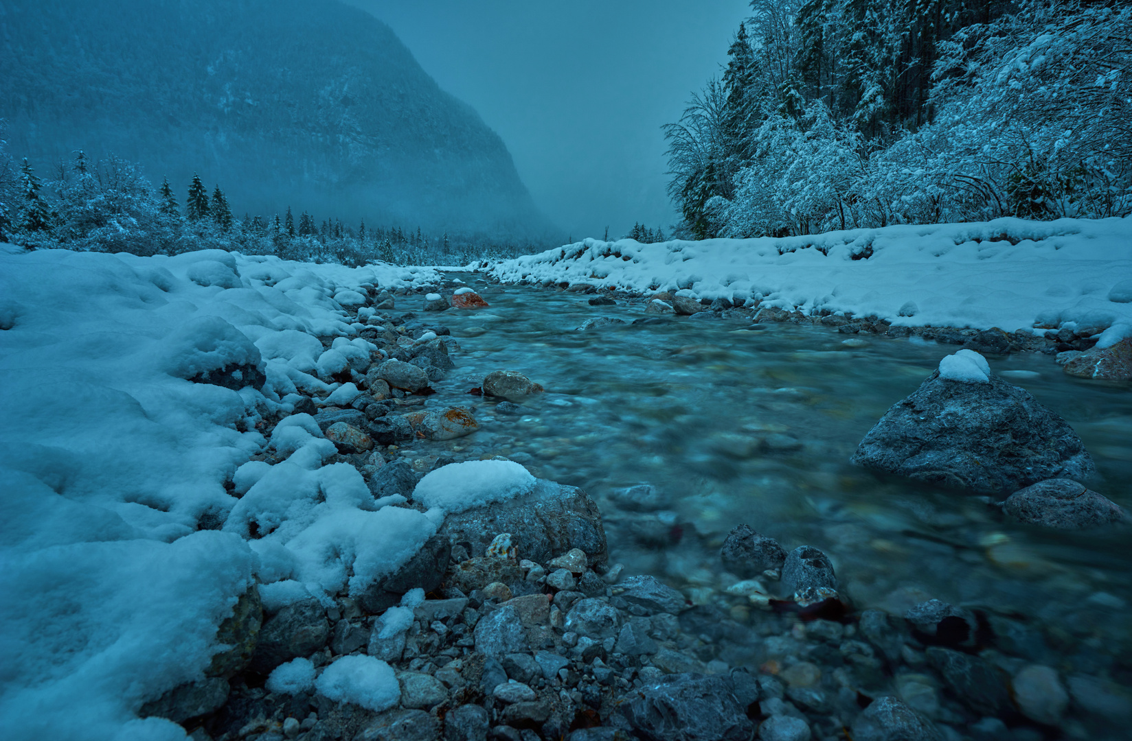 Fluss im Berchtesgadener Land