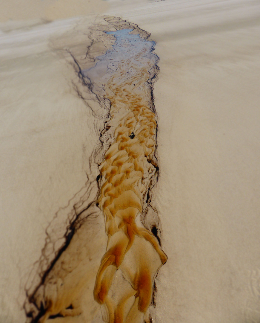 Fluß im Sand