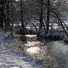 Fluss im Winter