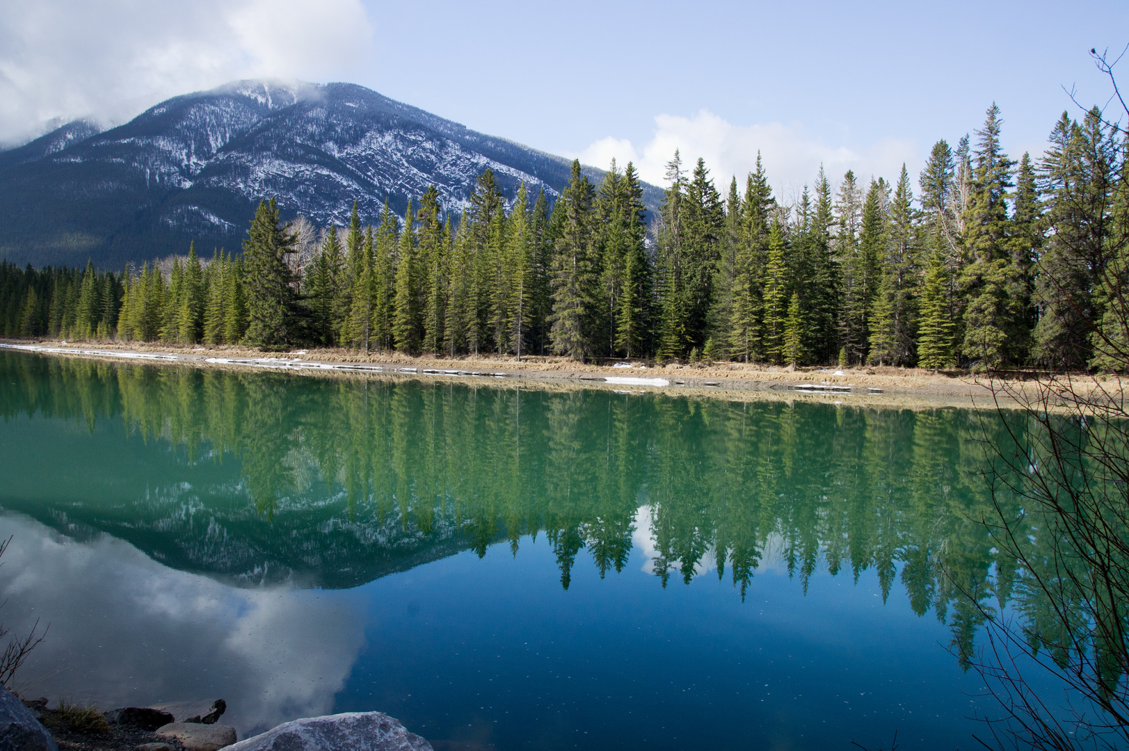 Fluss in Banff CA