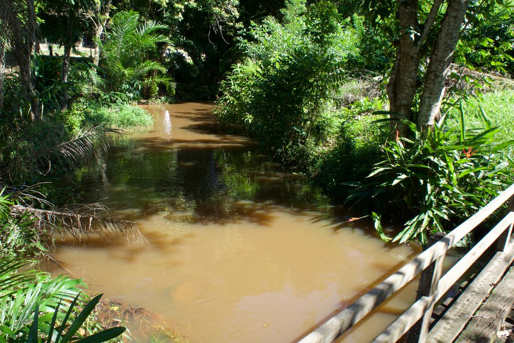 Fluß in Barra de Pojuca