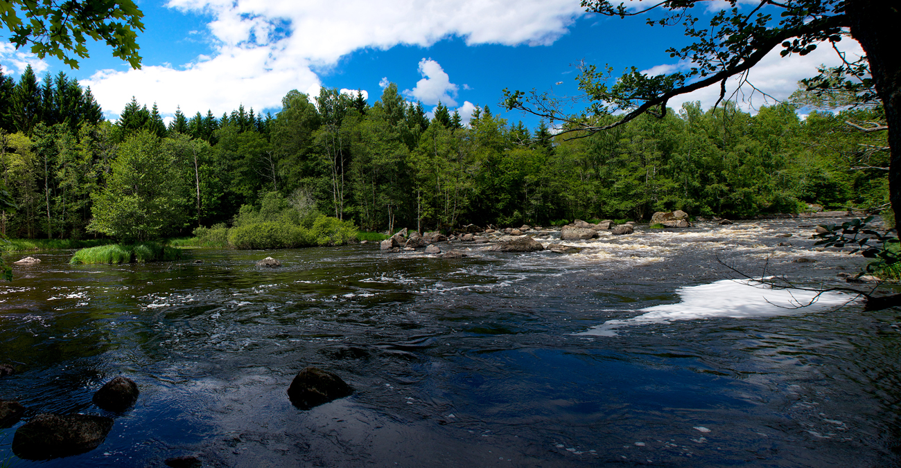 Fluss in Schweden