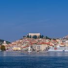 Fluss Krka & Altstadt, Sibenik, Dalmatien, Kroatien