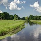 Fluss Landschaft in Niedersachsen