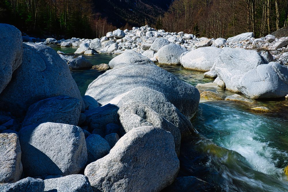 Fluss Mera im Bergell