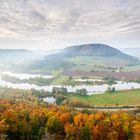 Fluss-Schleife des Main-Donaukanals im unteren Altmühltal, nördlich von Riedenburg