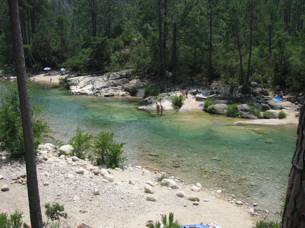 Fluss Solenzara auf Korsika