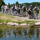 Fluss und Fahrrad - alles im Fluss