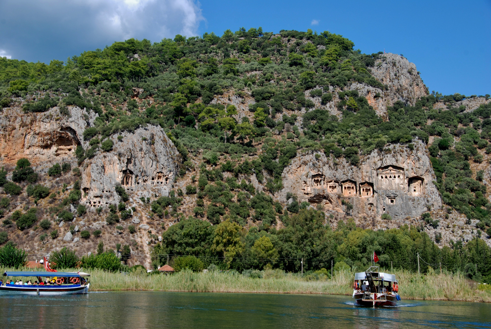 Fluss und Gräber Foto & Bild europe, turkey, östliches mittelmeer