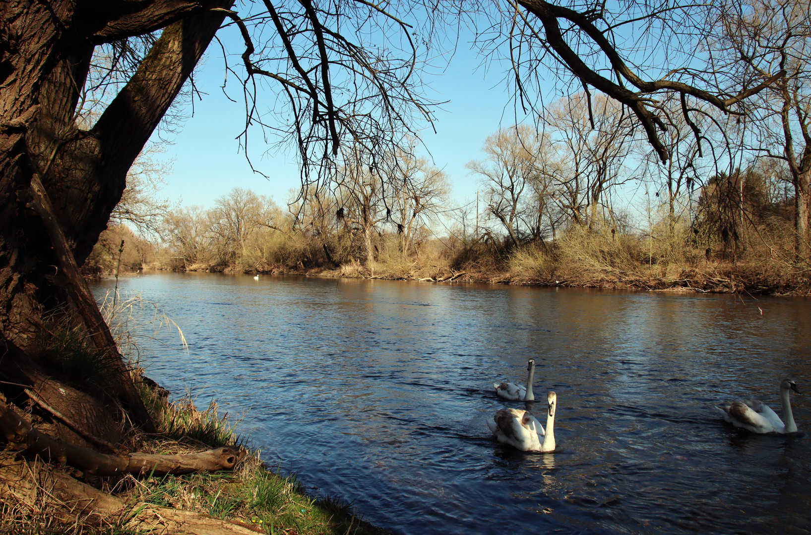 flussaufwärts