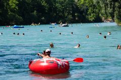 Flussbad in der Aare...