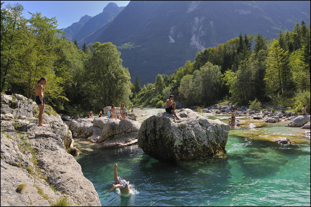 Flussbaden