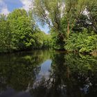 Flussbiegung im Park