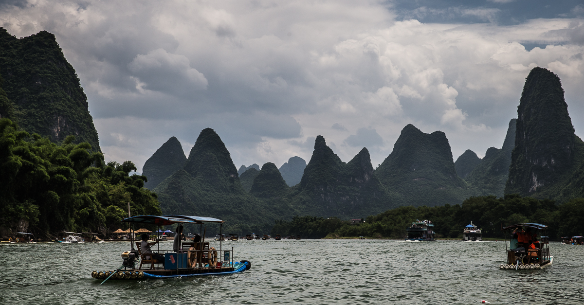 Flussfahrt auf dem Li River