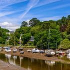 Flusshafen bei Ebbe, Pont-Aven, Bretagne, France