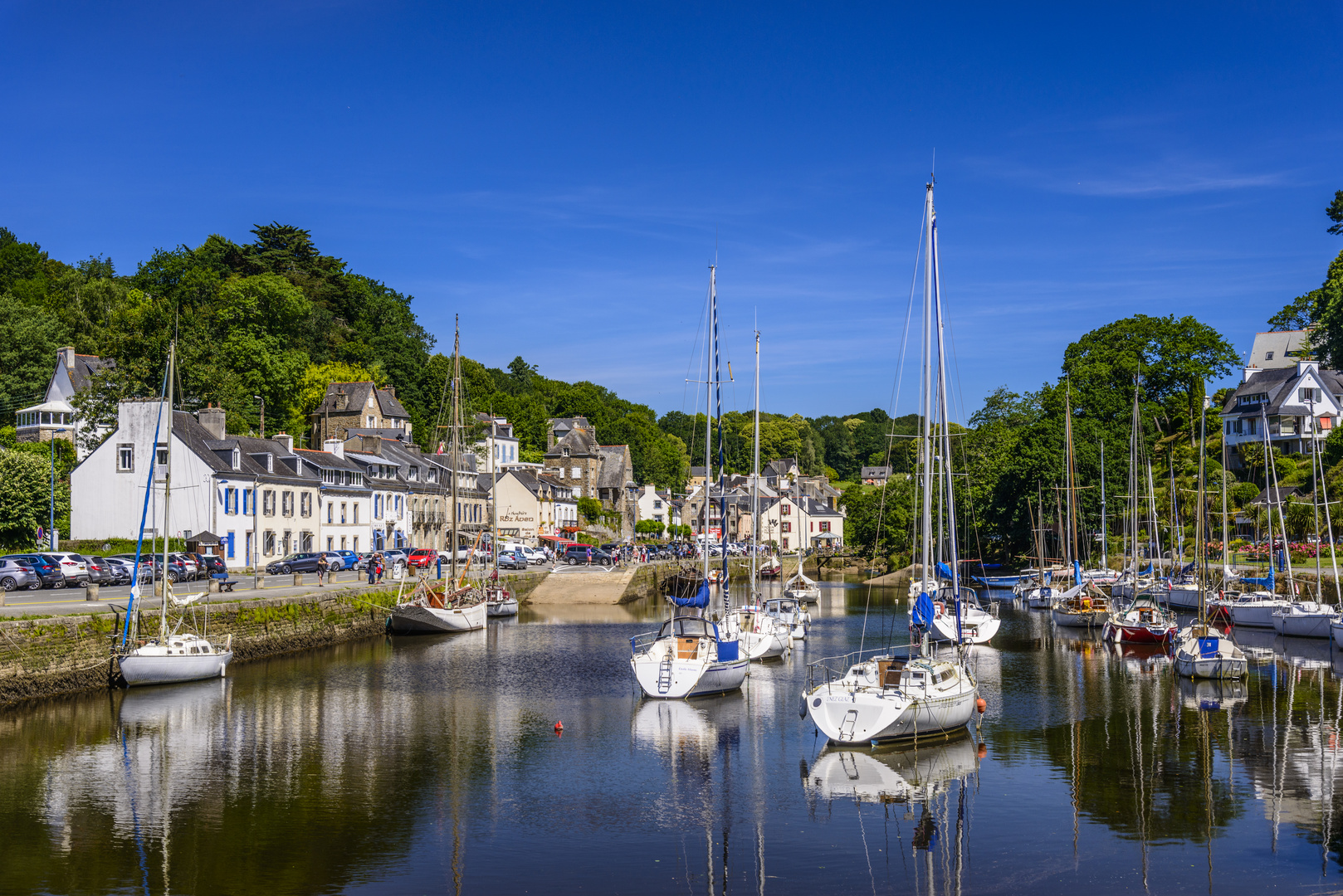 Flusshafen, Pont-Aven, Bretagne, France