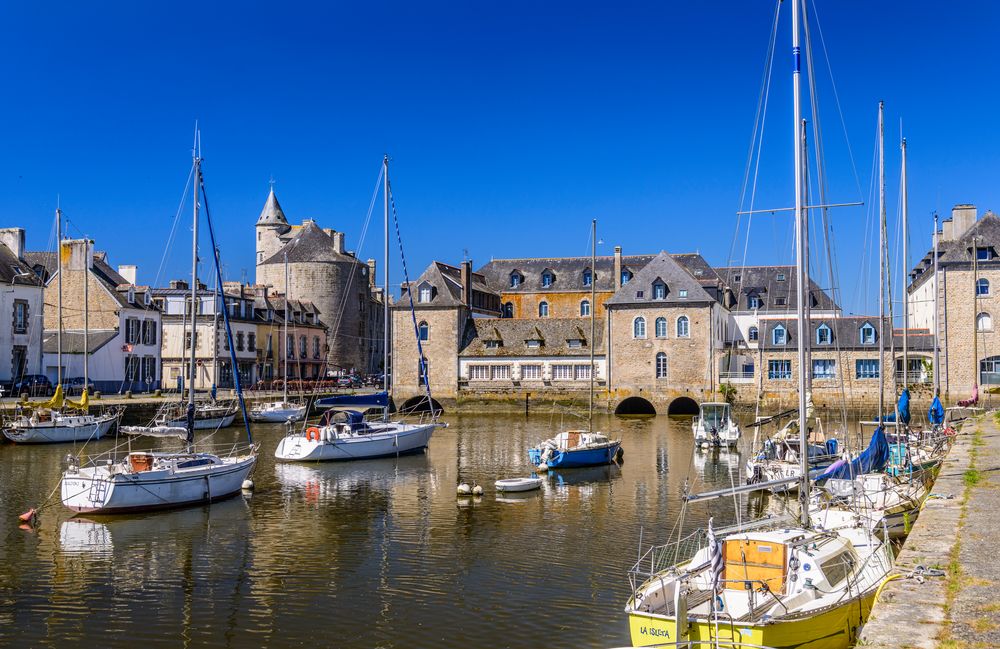 Flusshafen, Pont-l'Abbé, Bretagne, France