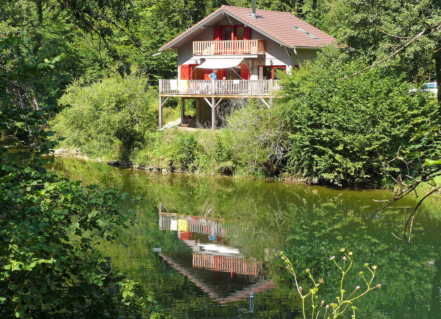 Flussidylle irgendwo am Doubs