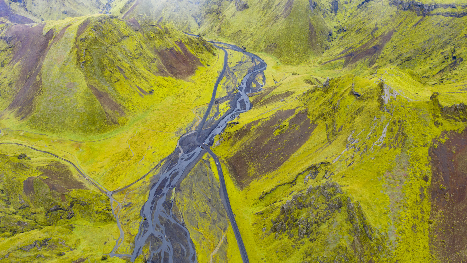 Flusslandschaft Þakgil