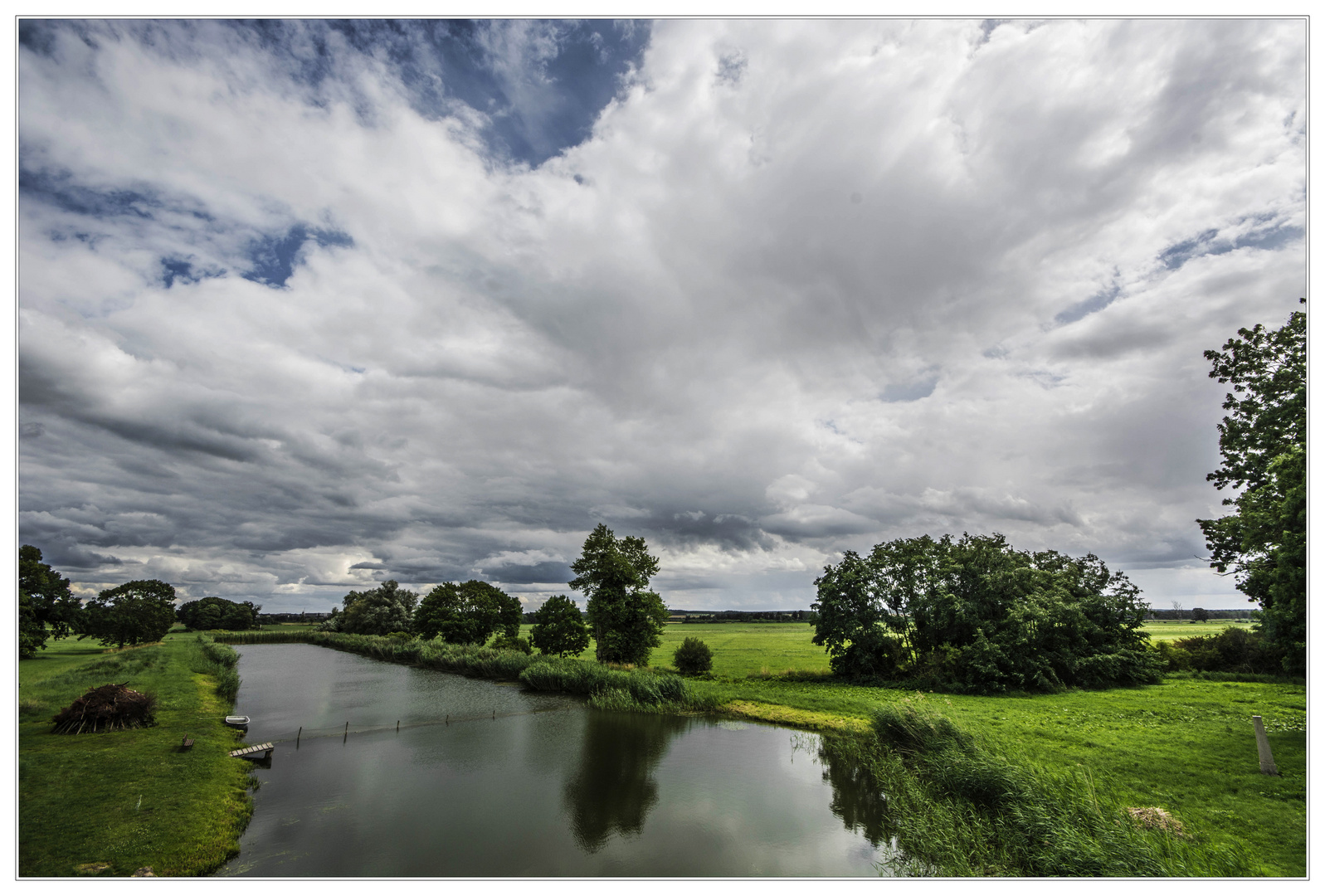 Flußlandschaft bei Remplin