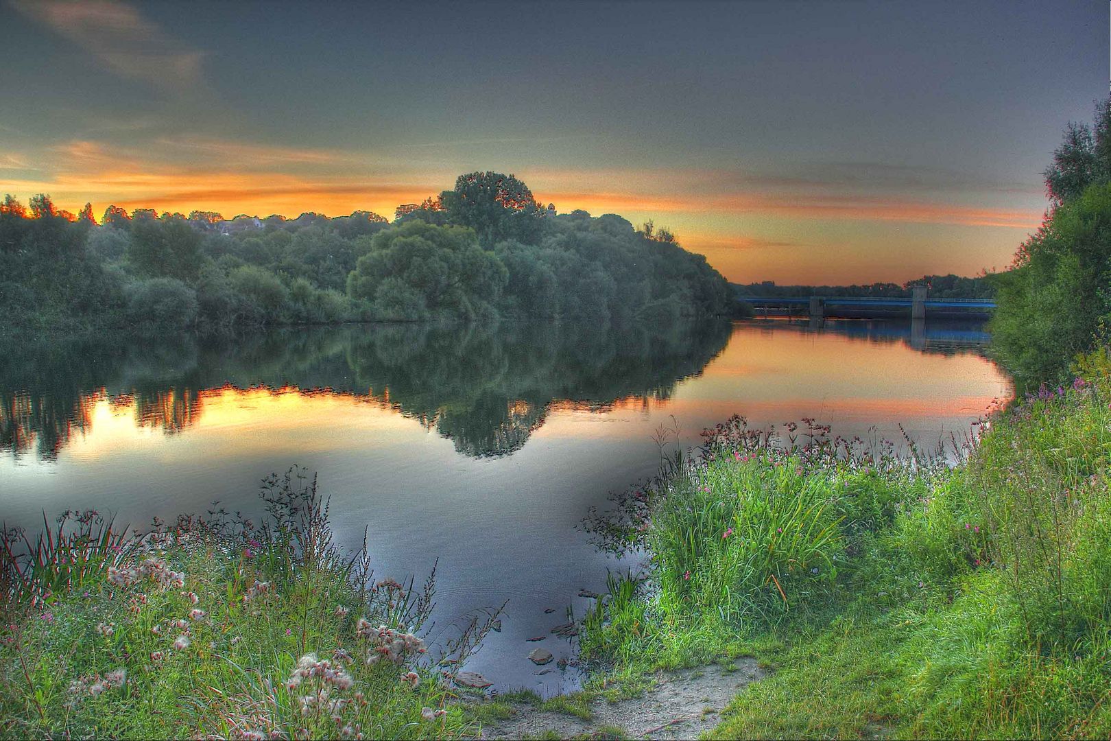 Flusslandschaft HDR