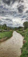 Flusslandschaft im Piemont...