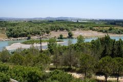 Flußlandschaft in der Nähe von Aspendos