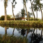 Flusslandschaft in Flandern