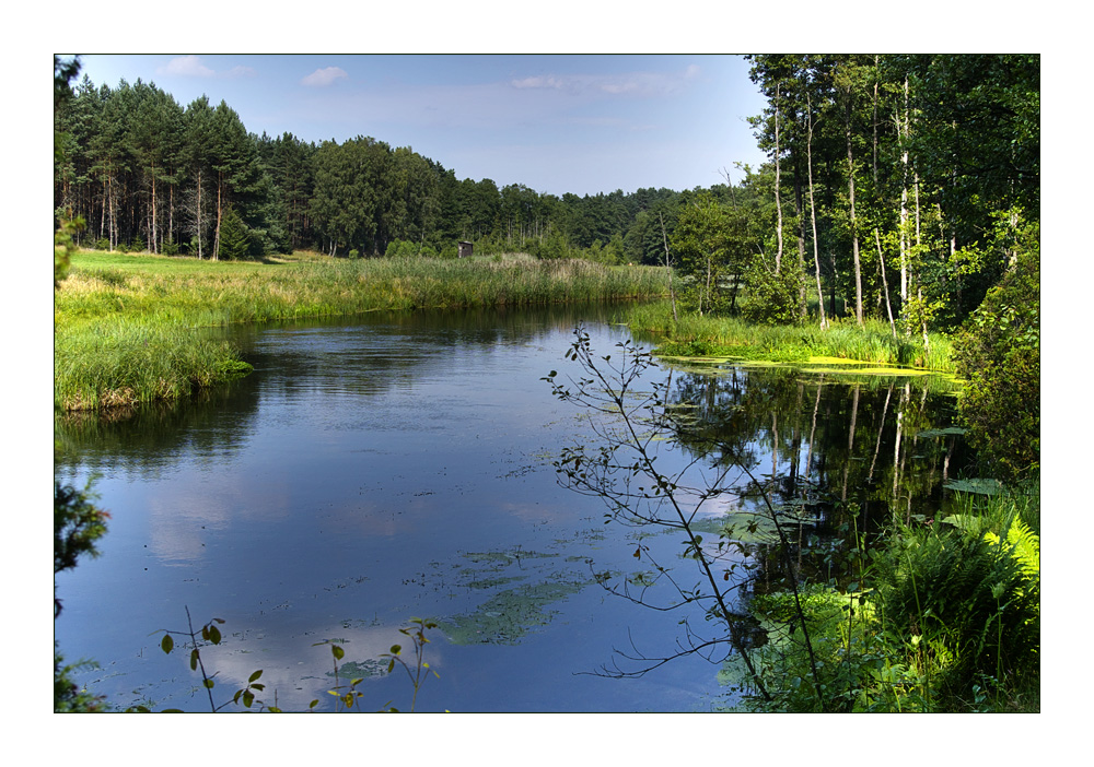 Flußlandschaft in Polen