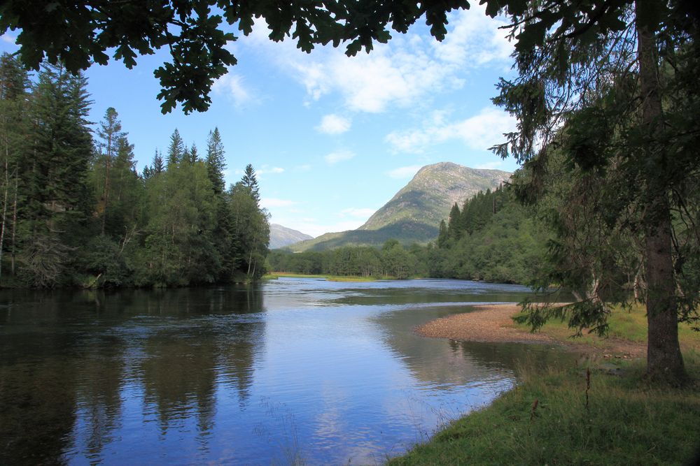 Flusslandschaft in Sogn og Fjordane