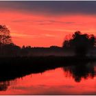 Flußlandschaft nach Sonnenuntergang