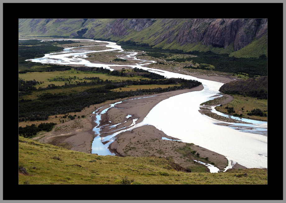 Flußlandschaft Patagonien