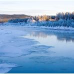 Flusslauf am Klimpfjäll