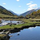 Flusslauf im Ahrntal / Südtirol