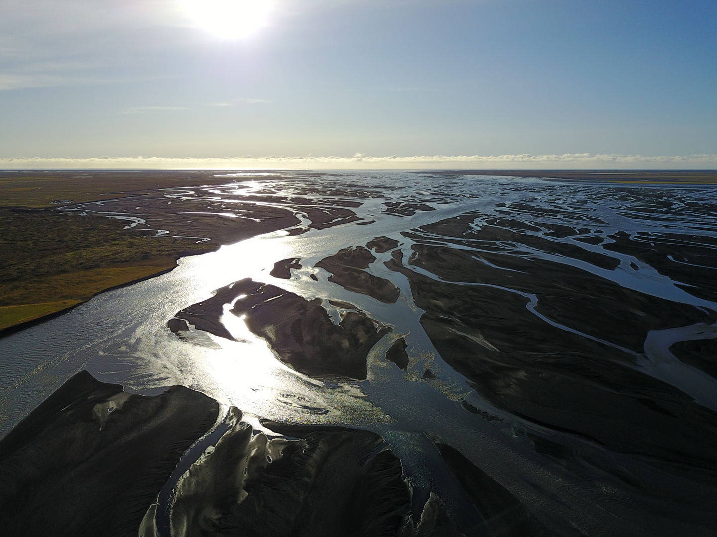 Flusslauf zwischen Vik und Kirkjubæjarklaustur