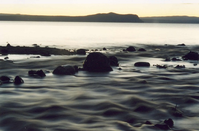 Flussmündung Lake Taupo