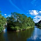 Flussmündung Werra bei Wanfried