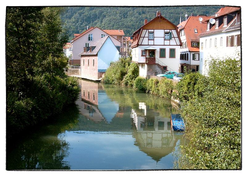 Flusspartie - Elsenz in Neckargemünd