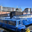 Flussschifferkirche im Binnenhafen von Hamburg