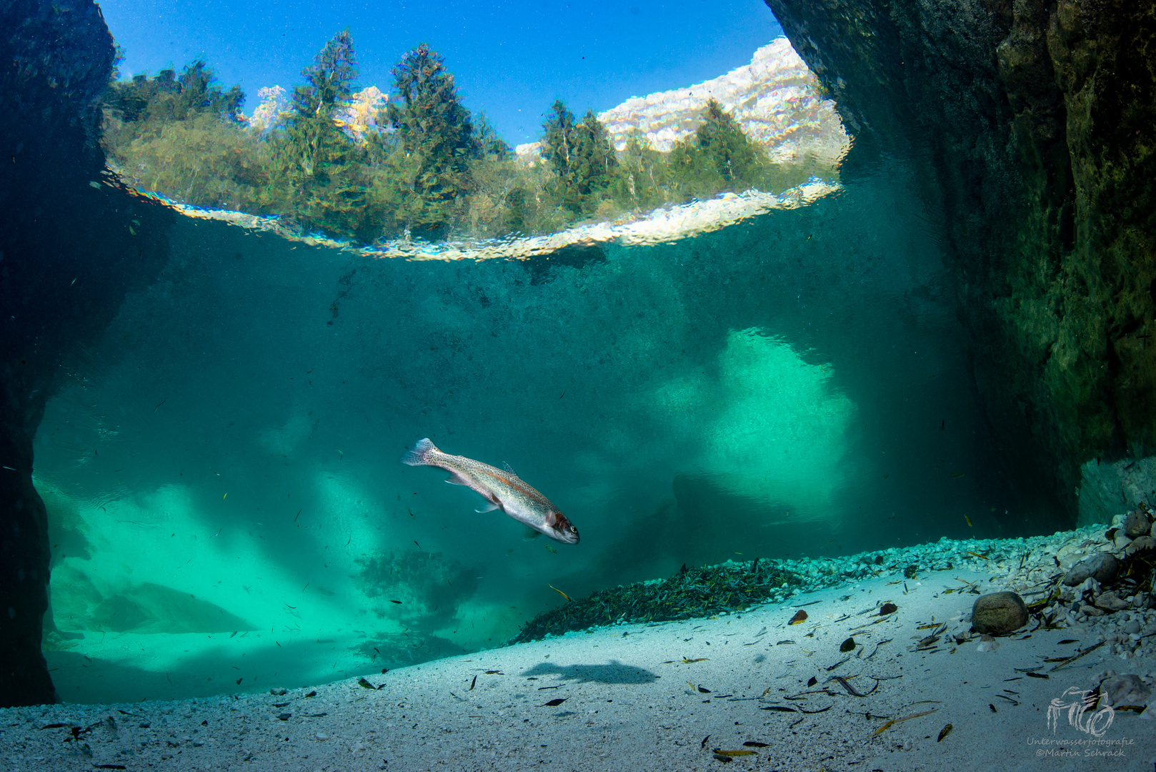 Flusstauchen Slowenien