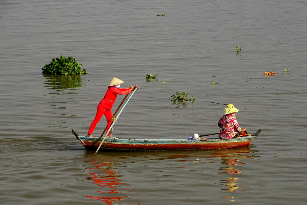 Flusstaxi auf dem Mekong