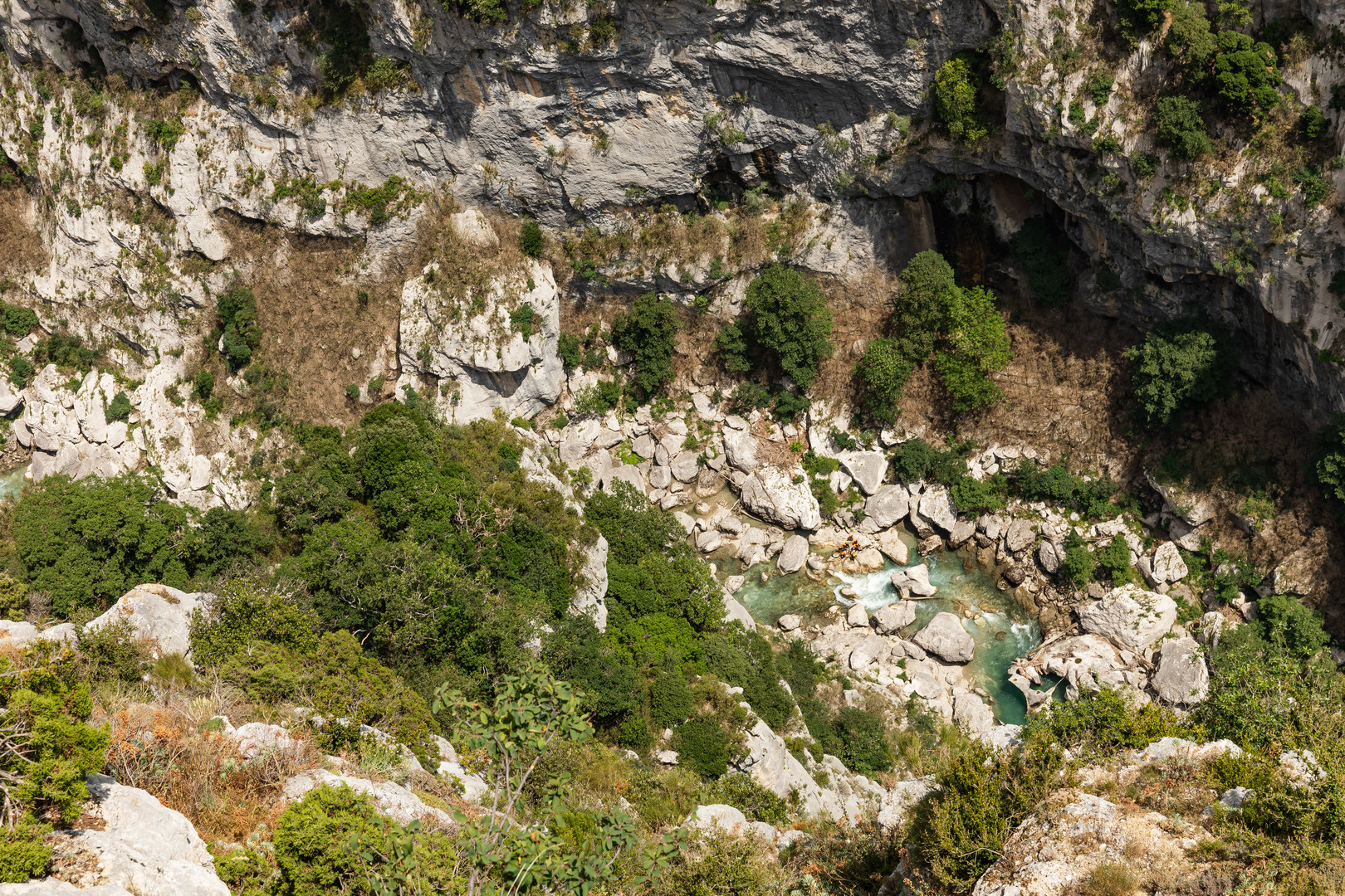 Flusstrekking in der Verdonschlucht