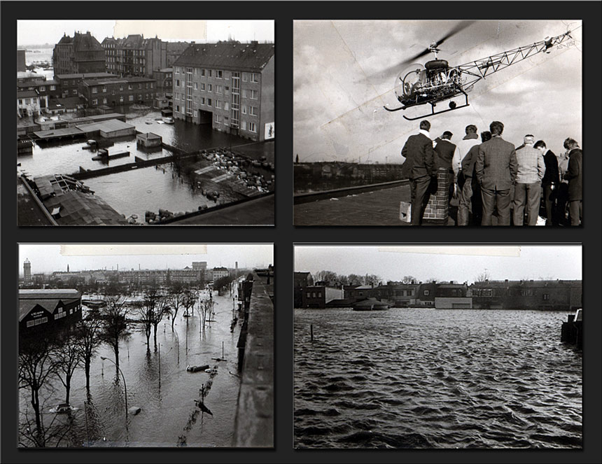 Flut 1962 in Wilhelmsburg