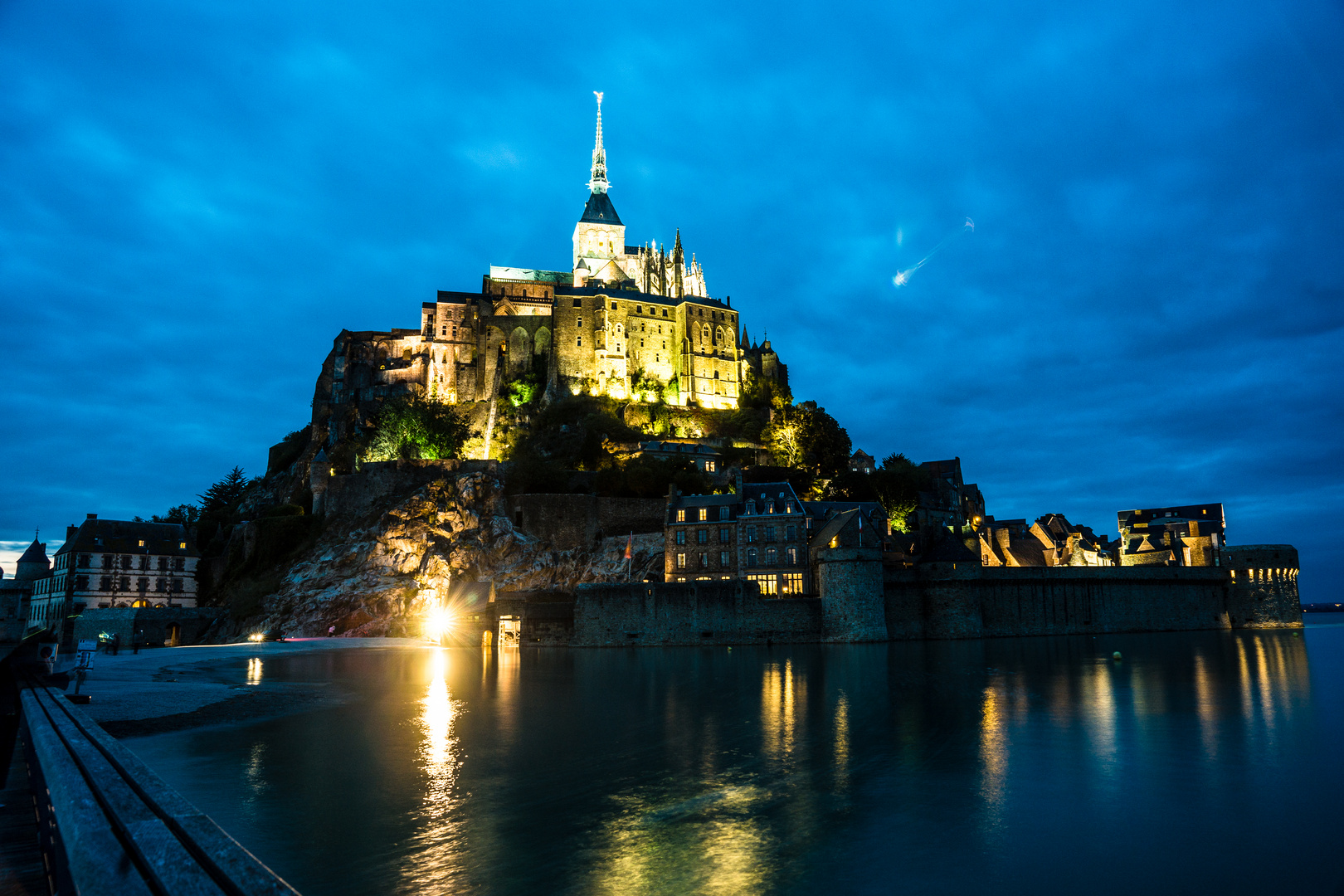 Flut am Le Mont-Saint-Michel