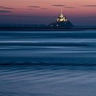 Flut am Mont Saint Michel