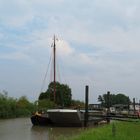 Flut ... im Museumshafen Wischhafen ...